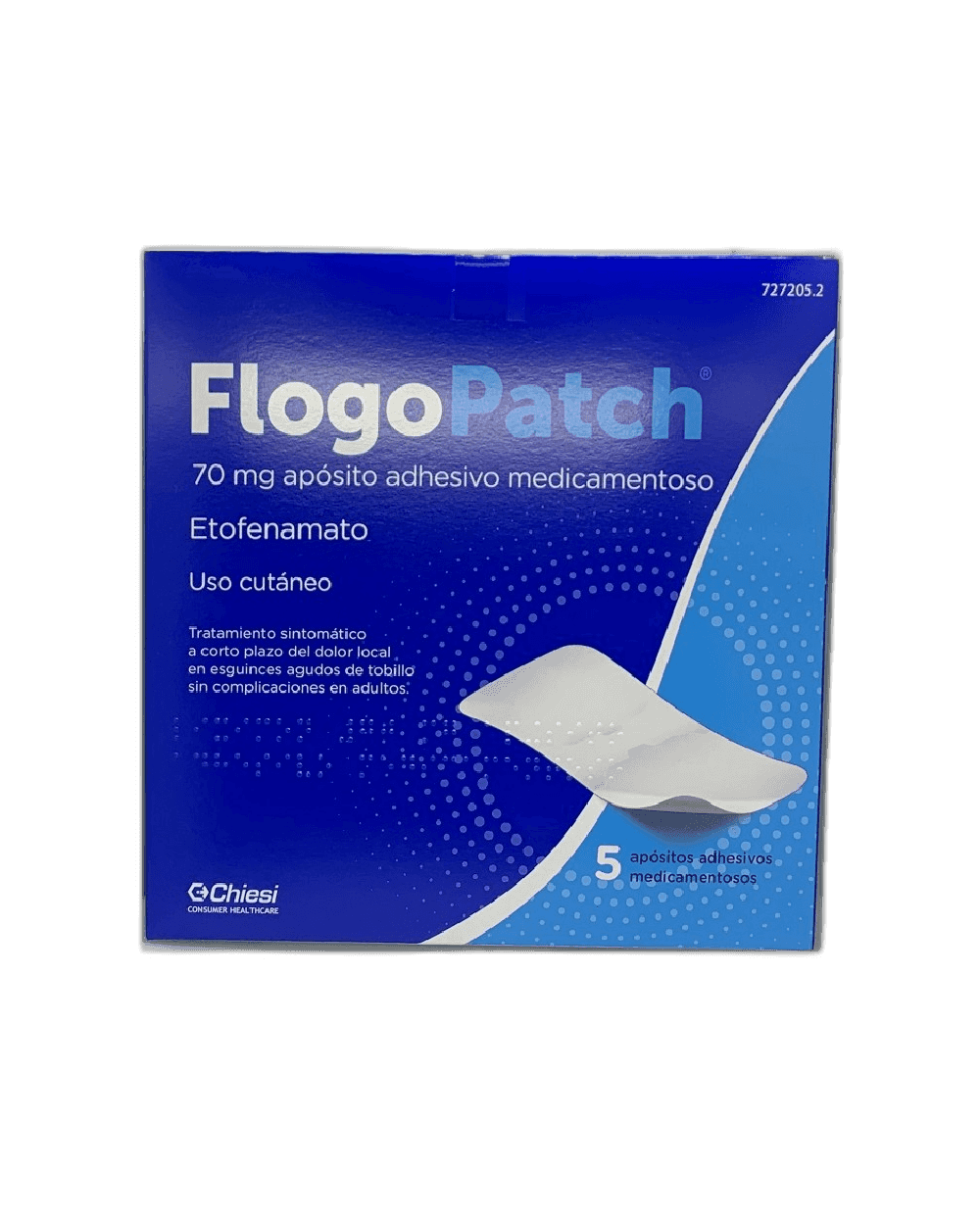 Imagen de FLOGOPATCH 70 mg 5 APOSITOS ADHESIVOS MEDICAMENTOSOS