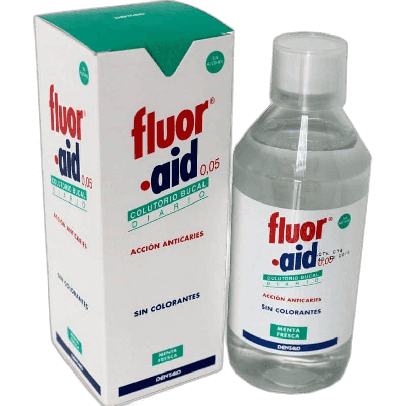 Imagen de FLUOR AID COLUTORIO 0,05 DIARIO 500 ML.