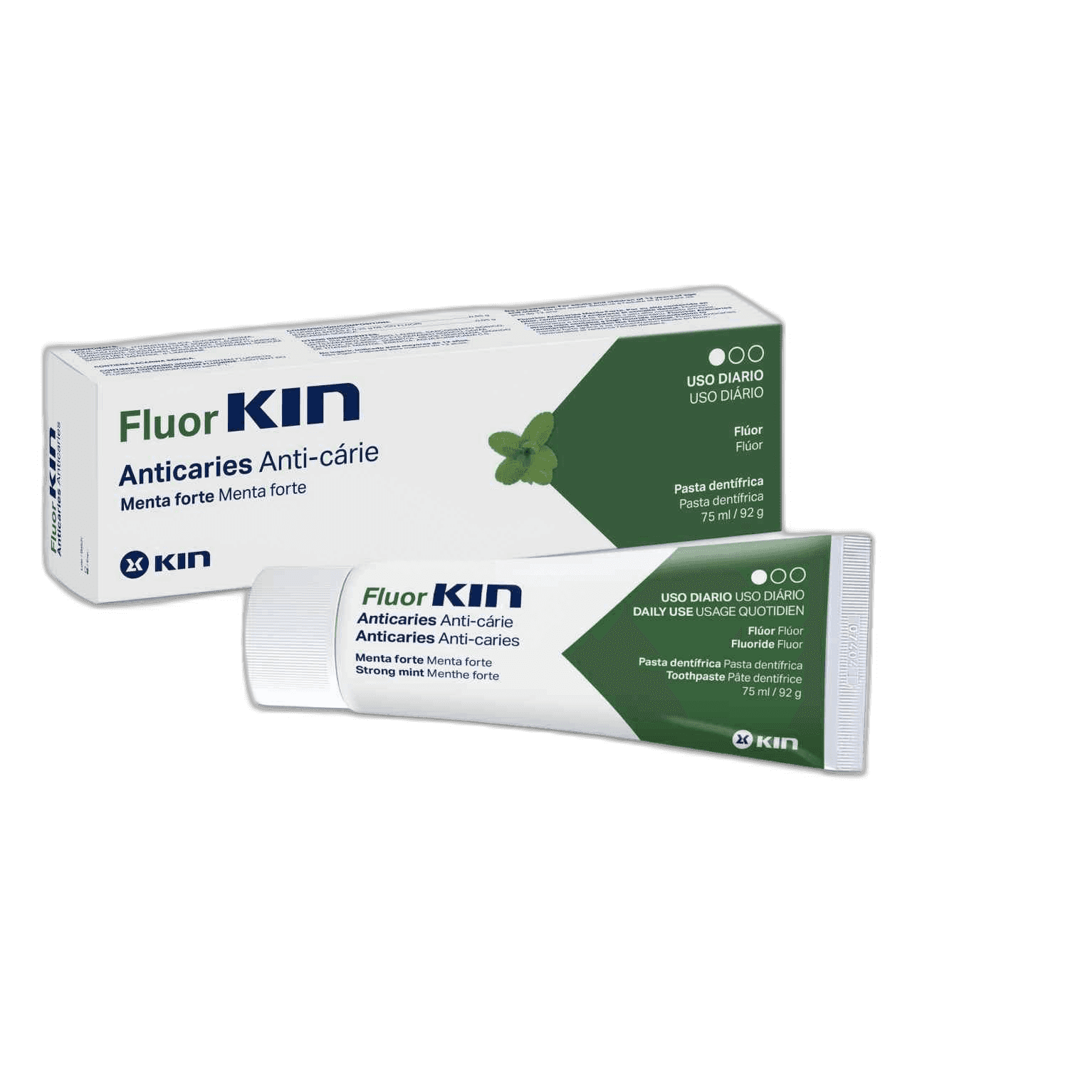 Imagen de FLUOR KIN ANTICARIES PASTA DENTIFRICA 1 ENVASE 75 ML SABOR