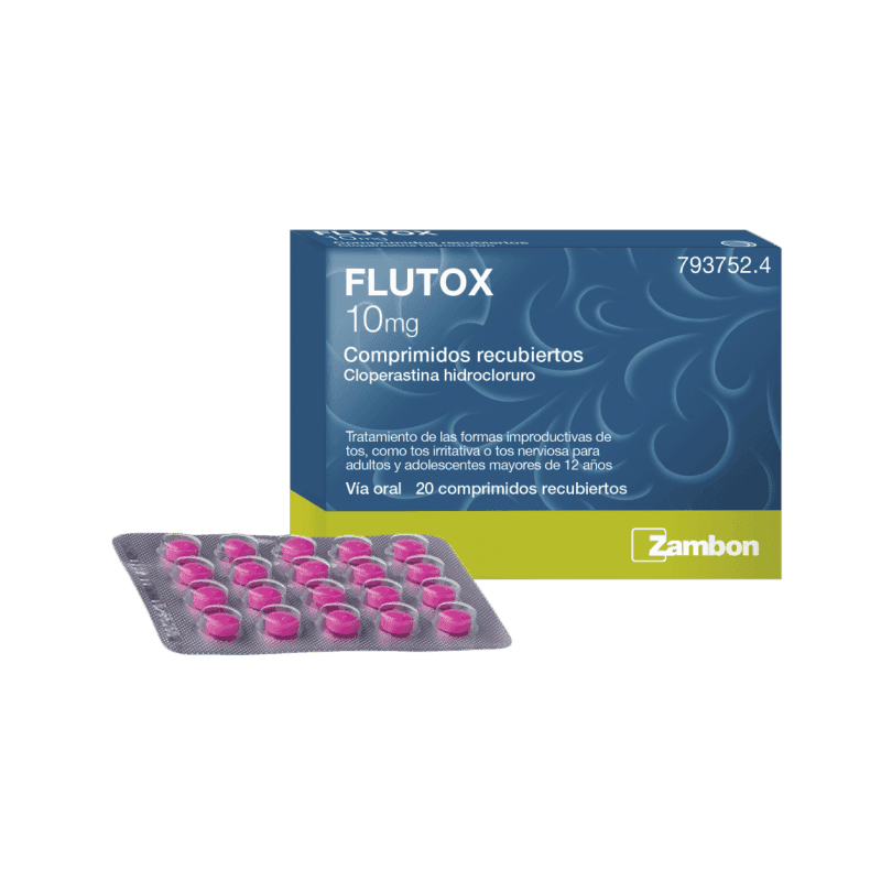 Imagen de FLUTOX 10 mg 20 COMPRIMIDOS RECUBIERTOS