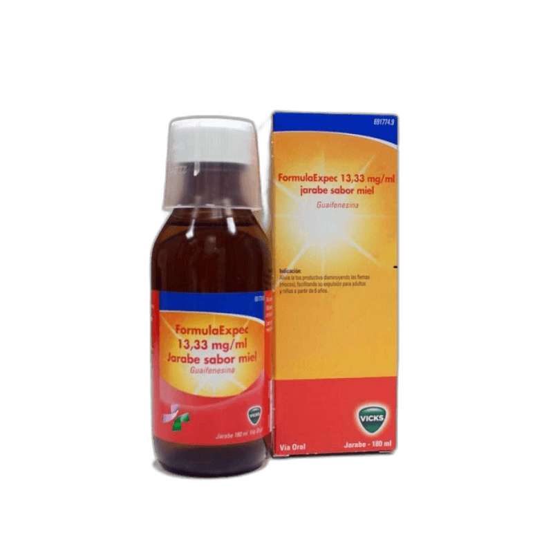 Imagen de FORMULAEXPEC 13,33 mg/ml JARABE 1 FRASCO 180 ml (SABOR MIEL)