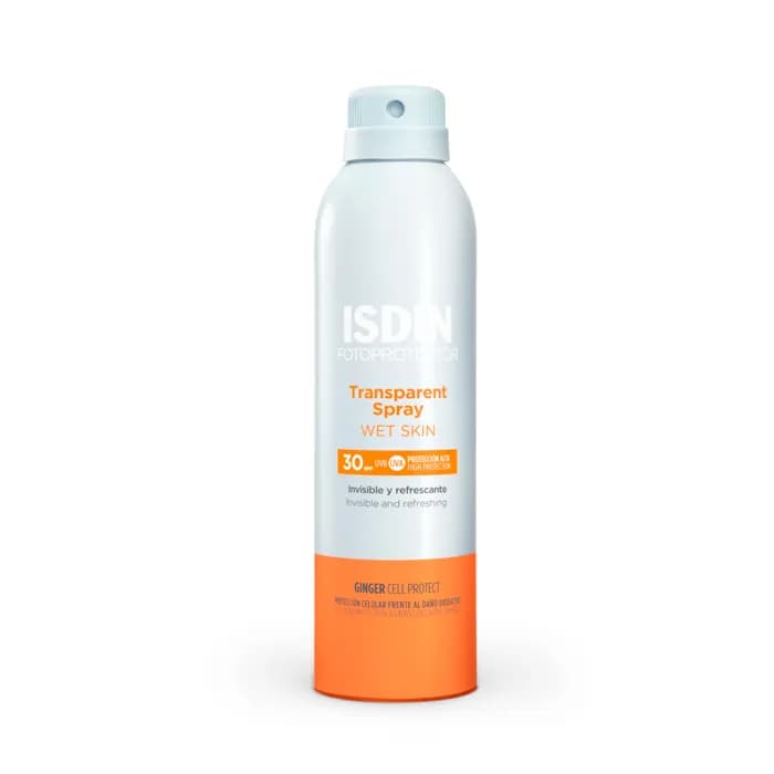 Imagen de Fotoprotector Isdin Transparent Spray Wet Skin Spf30 250 Ml