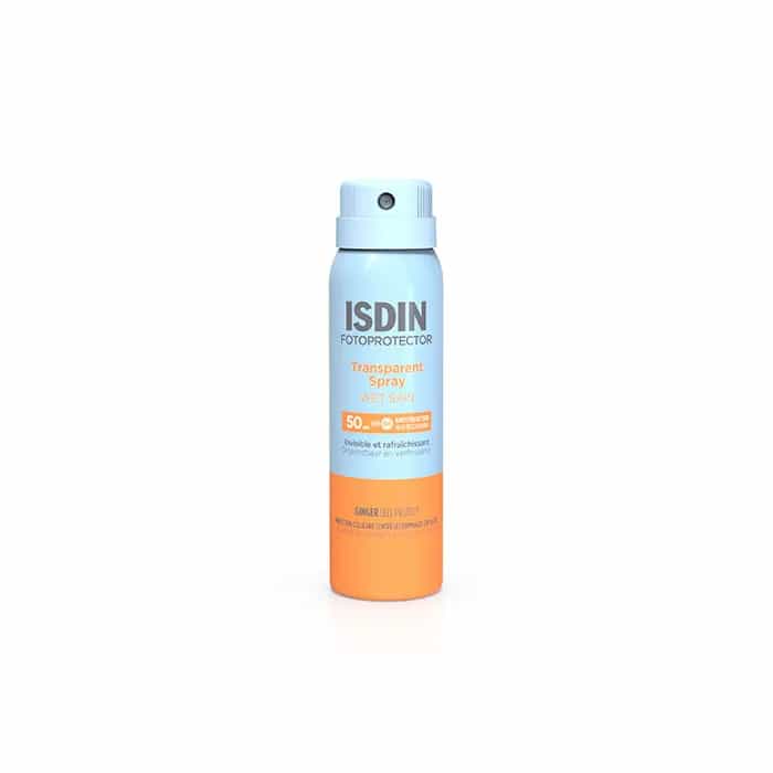Imagen de Fotoprotector Isdin Transparent Spray Wet Skin Spf50+ 100 Ml