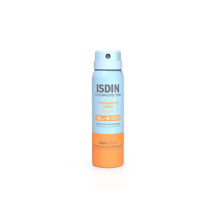 Imagen 2 de Fotoprotector Isdin Transparent Spray Wet Skin Spf50+ 100 Ml