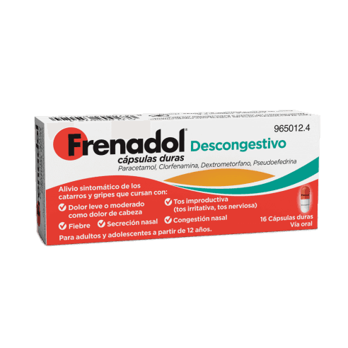 Imagen de FRENADOL DESCONGESTIVO 16 CAPSULAS