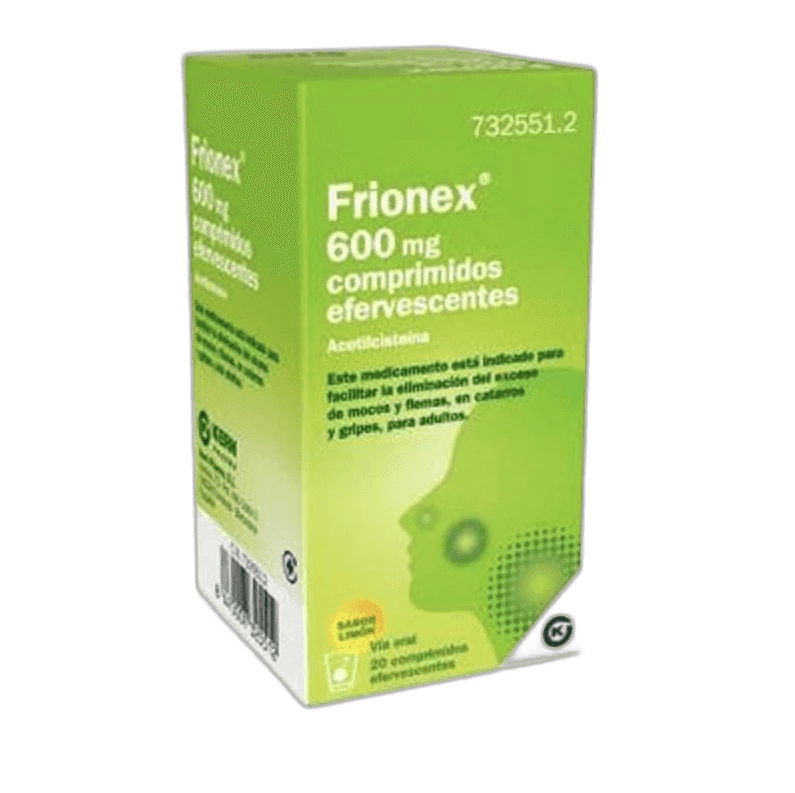 Imagen de FRIONEX 600 mg 20 COMPRIMIDOS EFERVESCENTES