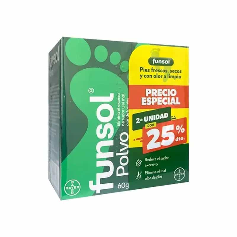 Imagen de FUNSOL DUPLO POLVO 2X60 GR