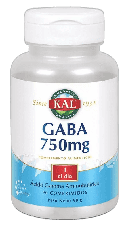 Imagen de GABA 750 MG SOLARAY 90 COMPRIMIDOS
