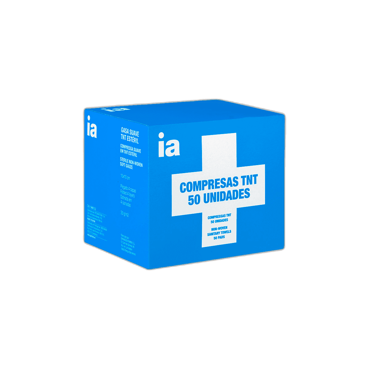 Imagen de GASA ESTERIL ALGODON HIDROFILO COMPRESAS INTERAPOTHEK 10 SOB