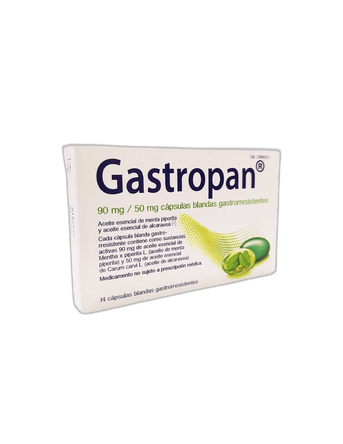 Imagen de GASTROPAN 90 mg/50 mg 14 CAPSULAS BLANDAS GASTRORRESISTENTES