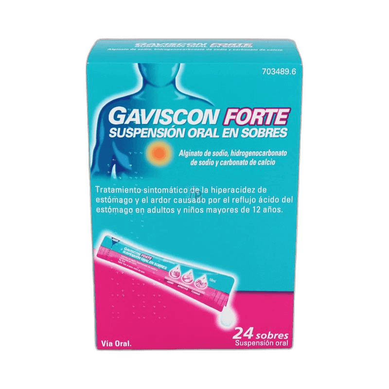Imagen de GAVISCON FORTE 24 SOBRES SUSPENSION ORAL 10 ml