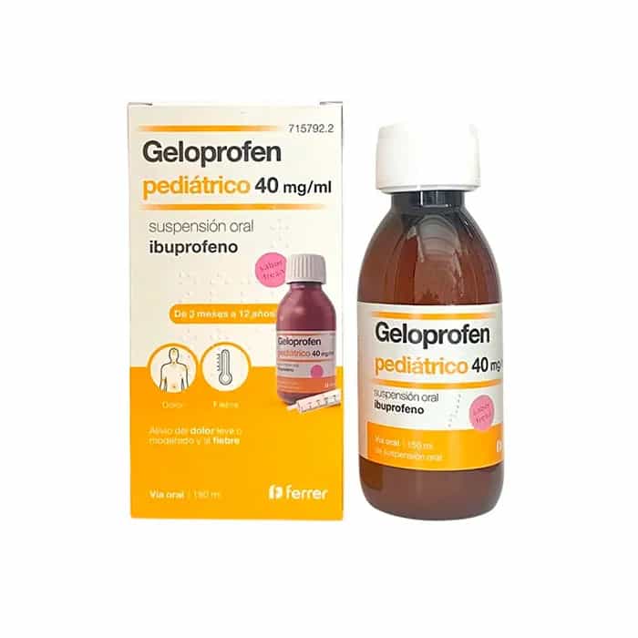 Imagen de GELOPROFEN PEDIATRICO 40 MG/ML SUSPENSION ORAL 150 ML