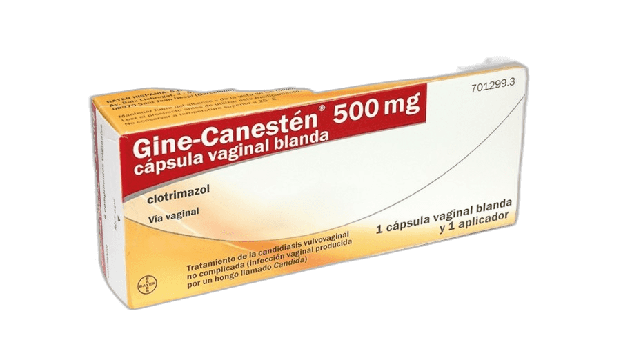 Imagen de GINE-CANESTEN 500 mg 1 CAPSULA VAGINAL BLANDA
