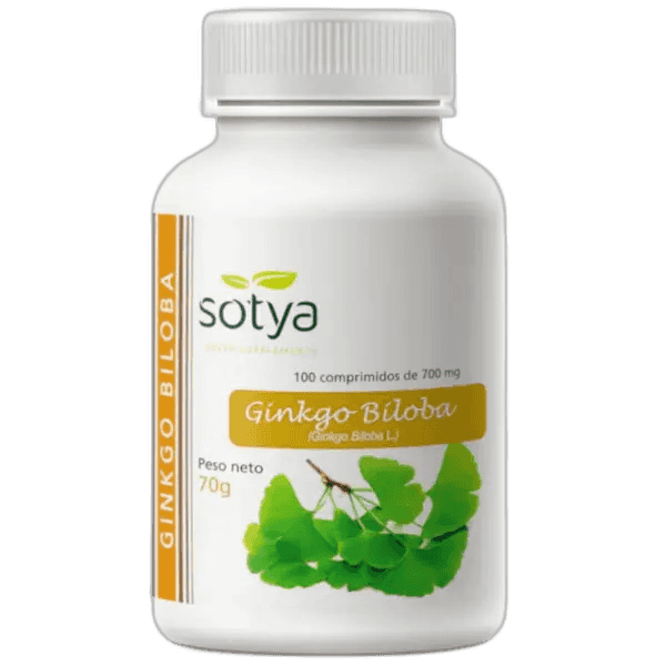 Imagen de GINKGO BILOBA 700 MG 100 COMPR SOTYA