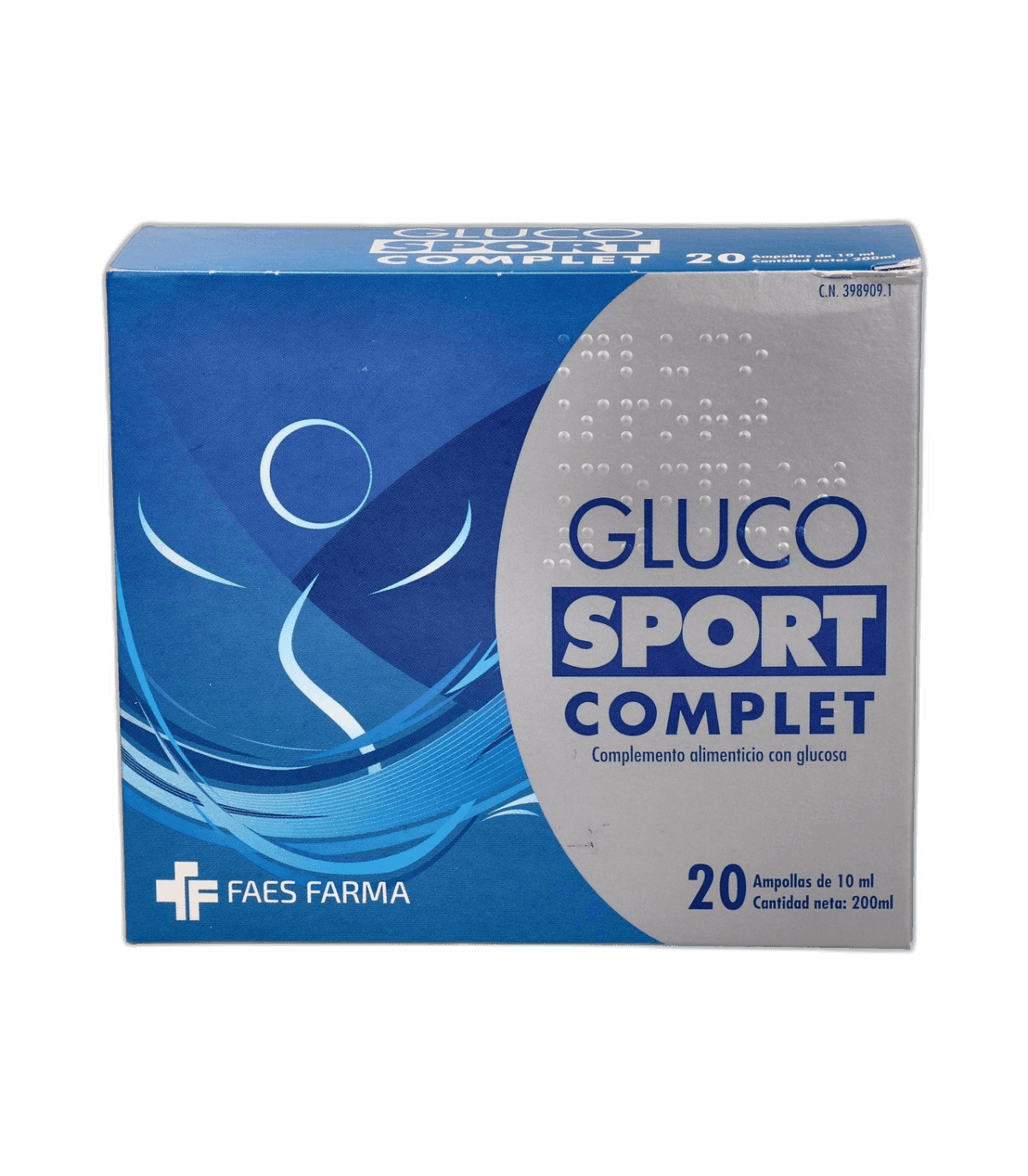 Imagen de GLUCOSPORT COMPLET 20 AMP. BEBIBLES 10 M