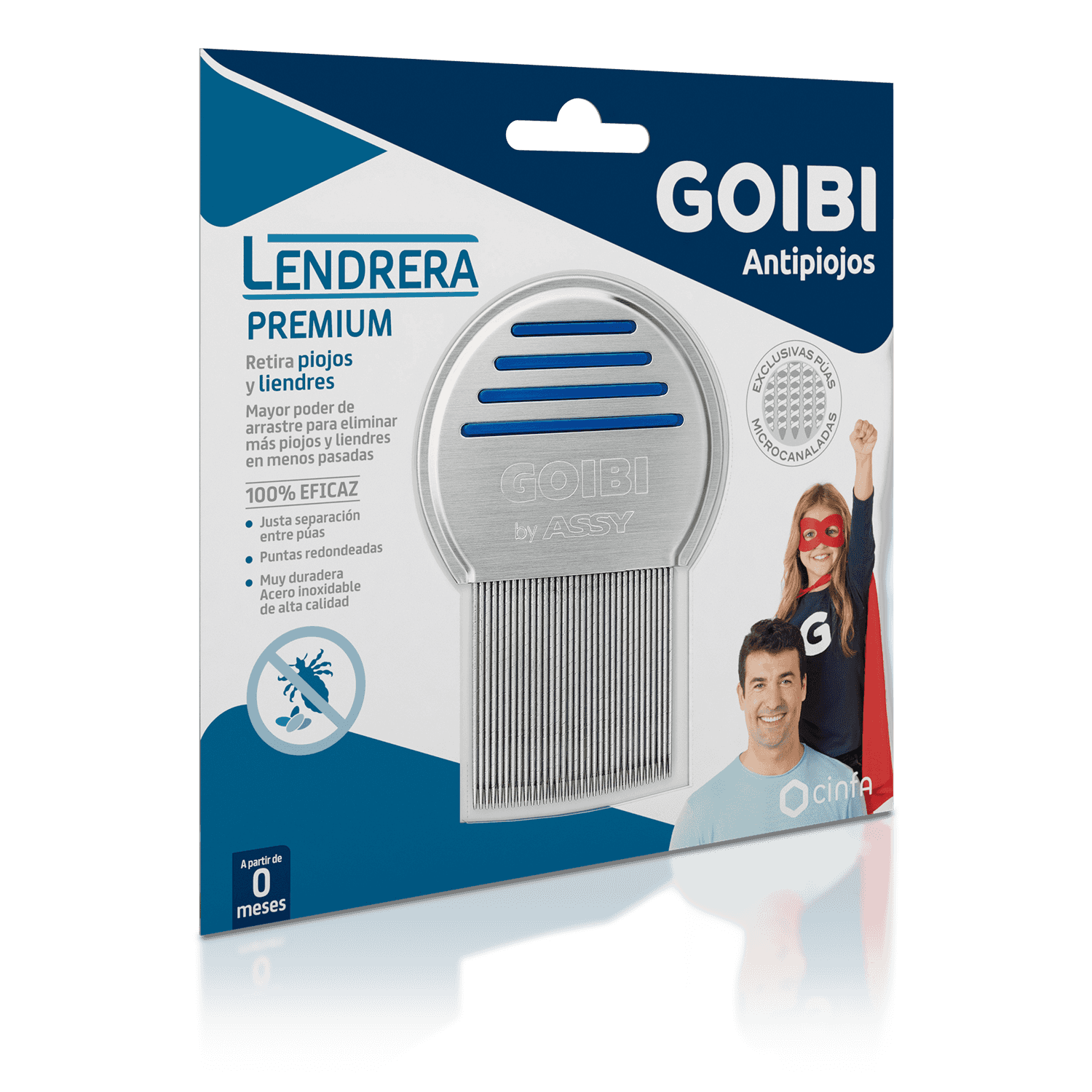 Imagen de GOIBI ANTIPIOJOS RETIRA LENDRERA PREMIUM