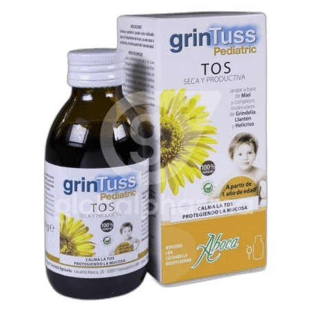 Imagen de GRINTUSS PEDIATRICO JBE 180 ML ABOCA