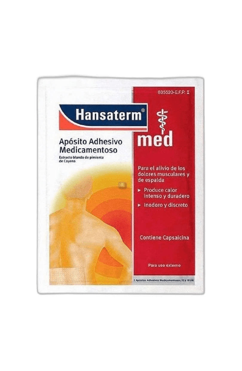 Imagen de HANSATERM 4,8 mg 2 APOSITOS ADHESIVOS MEDICAMENTOSOS 12 x 18 cm