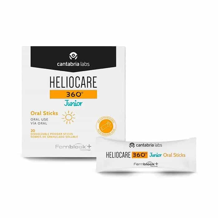 Imagen de Heliocare 360º Junior Oral Sticks 20 Sobres
