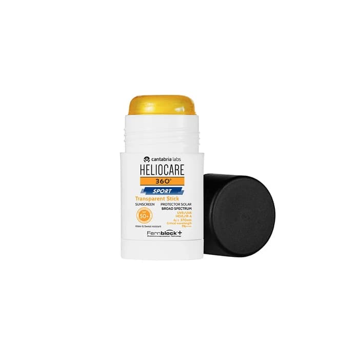 Imagen 2 de Heliocare 360º Sport Transparent Stick Spf50+ 25 Gr