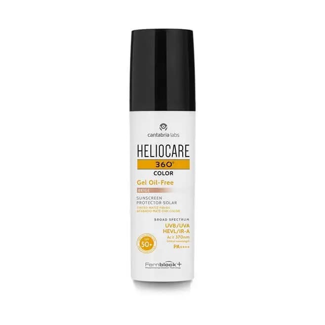 Imagen 2 de Heliocare 360º Gel Oil Free Color Beige Spf50+ 50 Ml