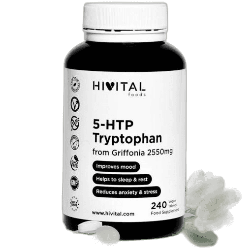 Imagen de HIVITAL 5 HTP TRIPTOFANO 240 CAPSULAS