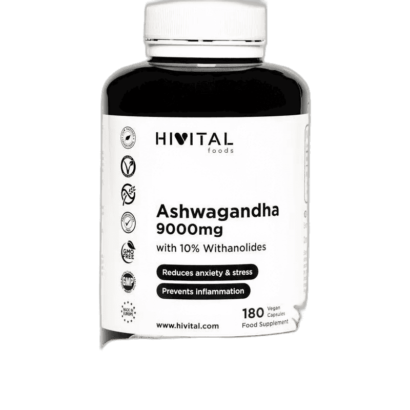 Imagen de HIVITAL ASHWAGANDHA 9000 MG 180 CAPSULAS
