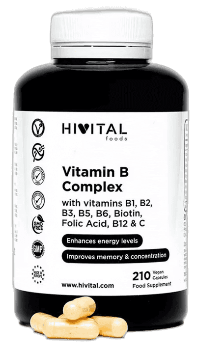 Imagen de HIVITAL VITAMINA B COMPLEX 210 TABLETAS