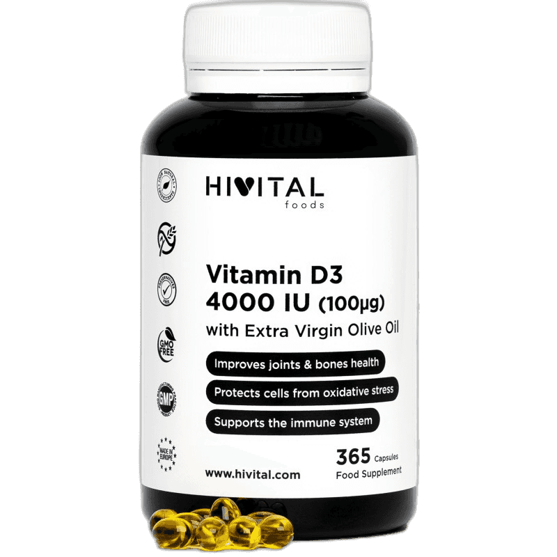 Imagen de HIVITAL VITAMINA D3 4000IU 300CAPSULAS