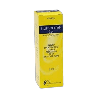 Imagen de HURRICAINE 200 mg/g GEL BUCAL 1 TUBO 6 ml