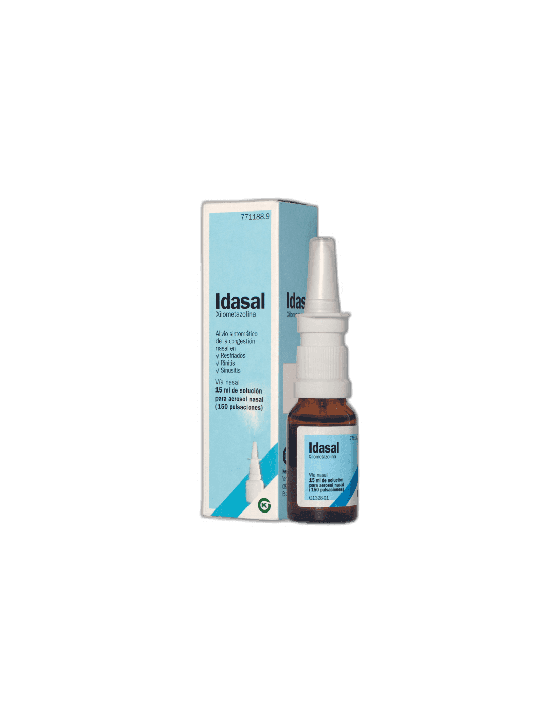 Imagen de IDASAL 1 mg/ml SOLUCION PARA PULVERIZACION NASAL 1 FRASCO 15 ml