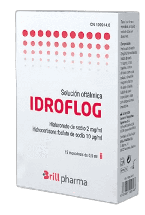 Imagen de IDROFLOG SOLUCION OFTALMICA 15 MONODOSIS 0,5 ML