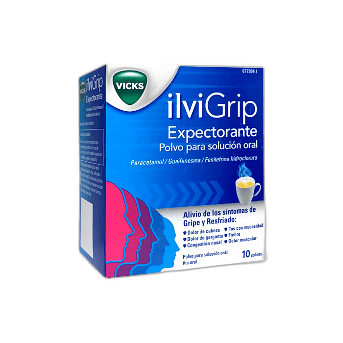 Imagen de ILVIGRIP EXPECTORANTE 10 SOBRES POLVO PARA SOLUCION ORAL