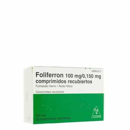 Imagen de Foliferron 30 Comprimidos Recubiertos
