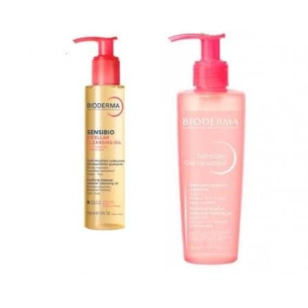 Imagen 2 de Sensibio Pack Aceite 150 Ml + Gel Moussant 200 Ml Bioderma