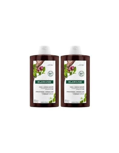 Imagen 2 de Klorane Duplo Champú Quinina 2x400 Ml
