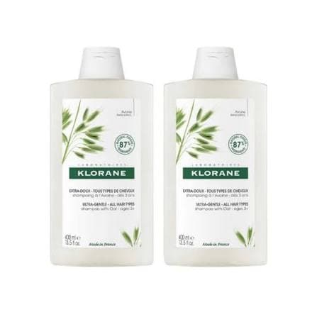 Imagen 2 de Klorane Duplo Champú Avena 2x400 Ml