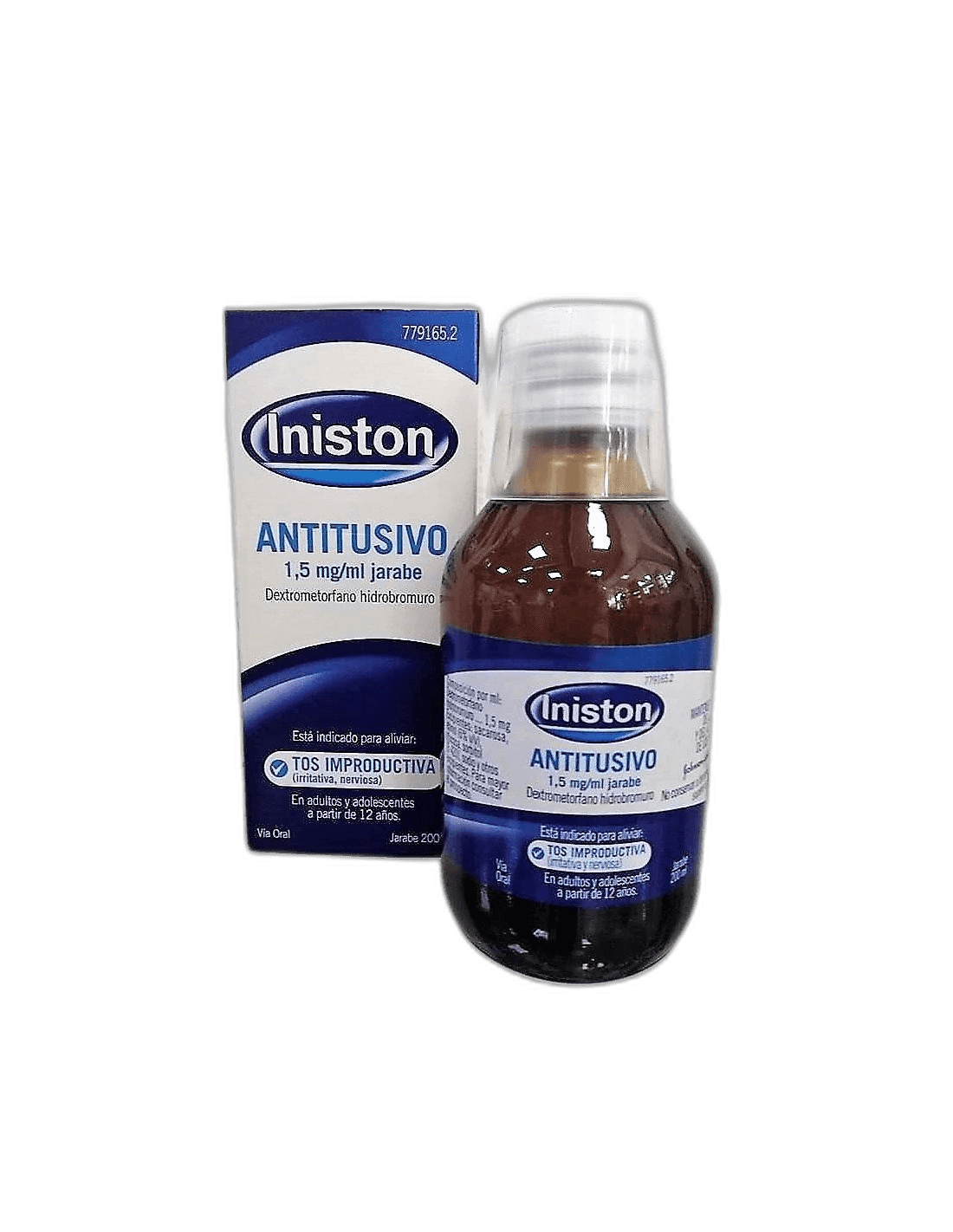 Imagen de INISTON TOS 1,5 mg/ml JARABE 1 FRASCO 200 ml