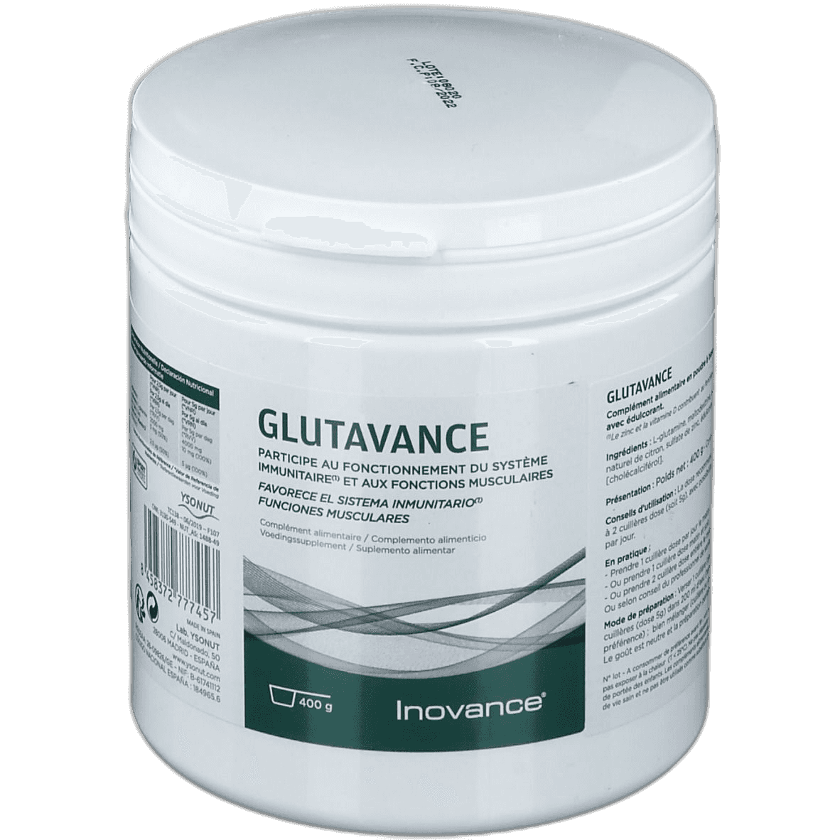 Imagen de INOVANCE GLUTAVANCE 400 G