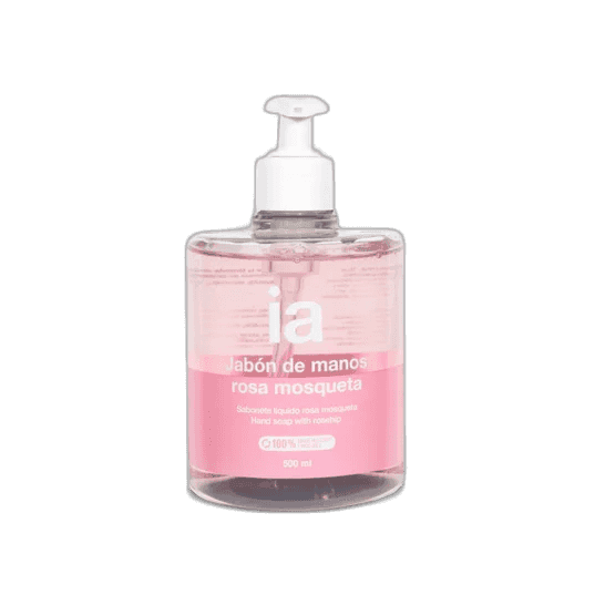 Imagen de INTERAPOTHEK JABON DE MANOS ROSA MOSQUETA 1 ENVASE 500 ML