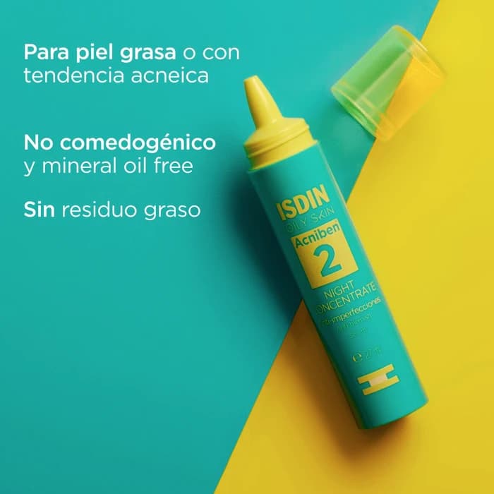 Imagen 2 de Isdin Acniben Night Concentrate Anti-Imperfecciones 27 Ml