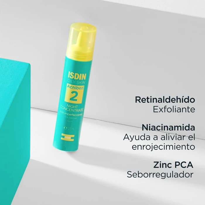 Imagen 3 de Isdin Acniben Night Concentrate Anti-Imperfecciones 27 Ml