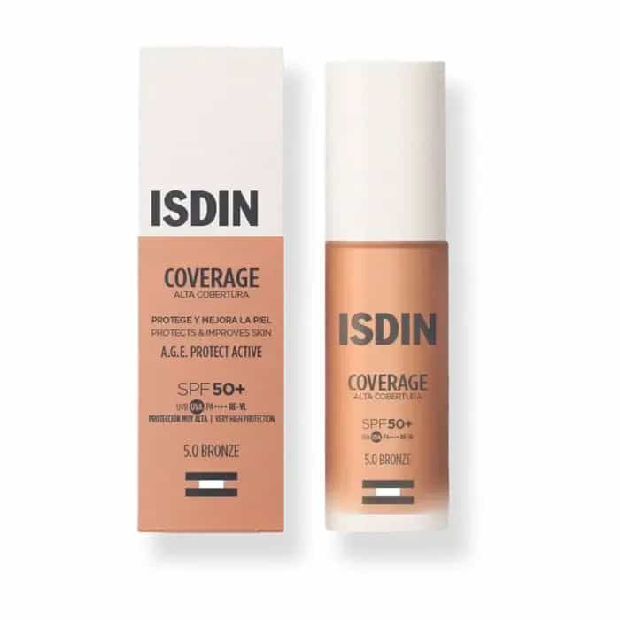 Imagen de ISDINCOVERAGE BRONZE 5.0 SPF50 30 GR