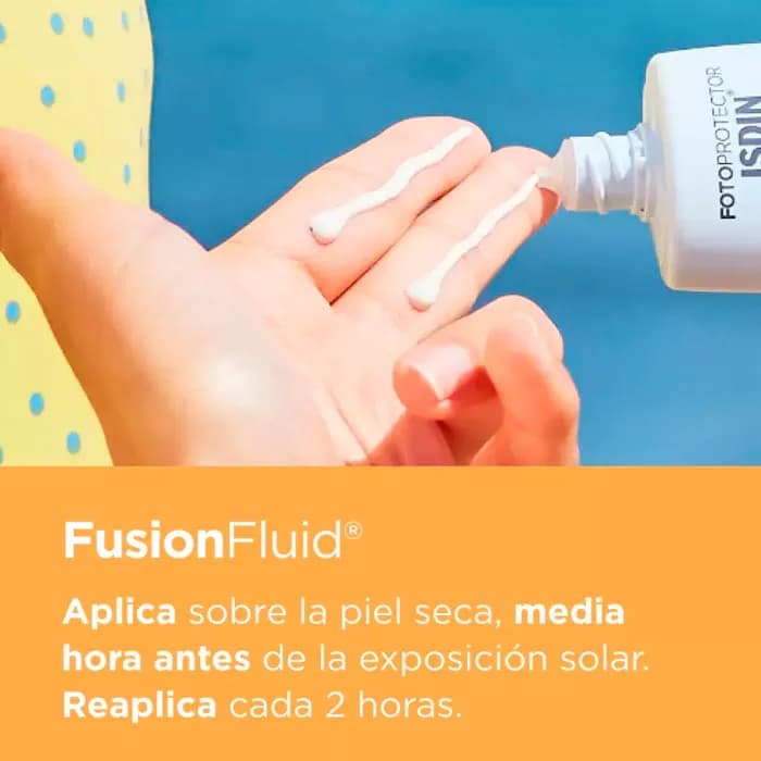 Imagen 3 de Isdin Fotoprotector Fusion Fluid Spf50+ 50 Ml