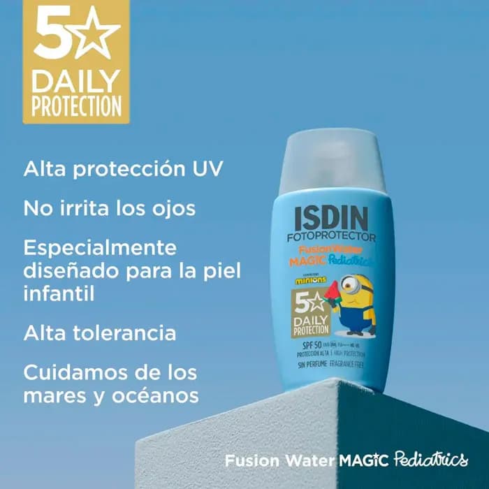 Imagen 3 de Isdin Fotoprotector Pediátrico Fusion Water Spf50+ 50 Ml