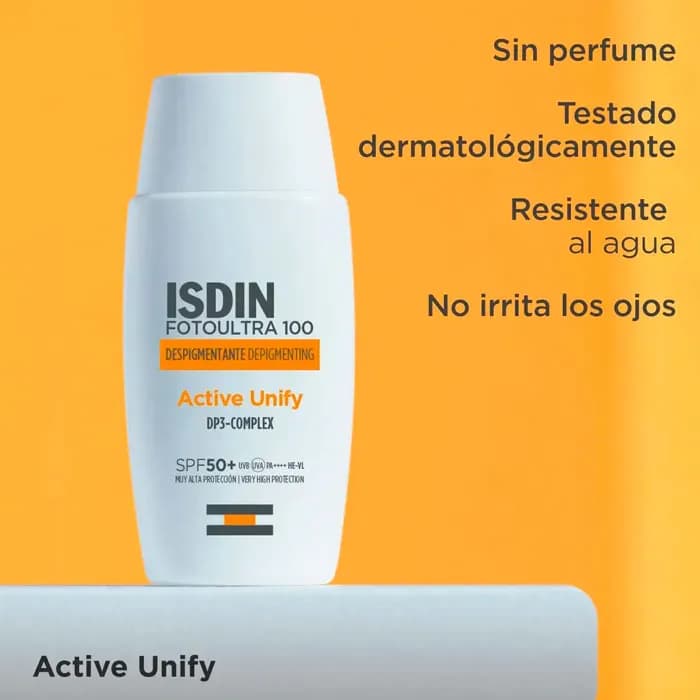 Imagen 2 de Isdin Fotoultra 100 Active Unify Spf50+ 50 Ml