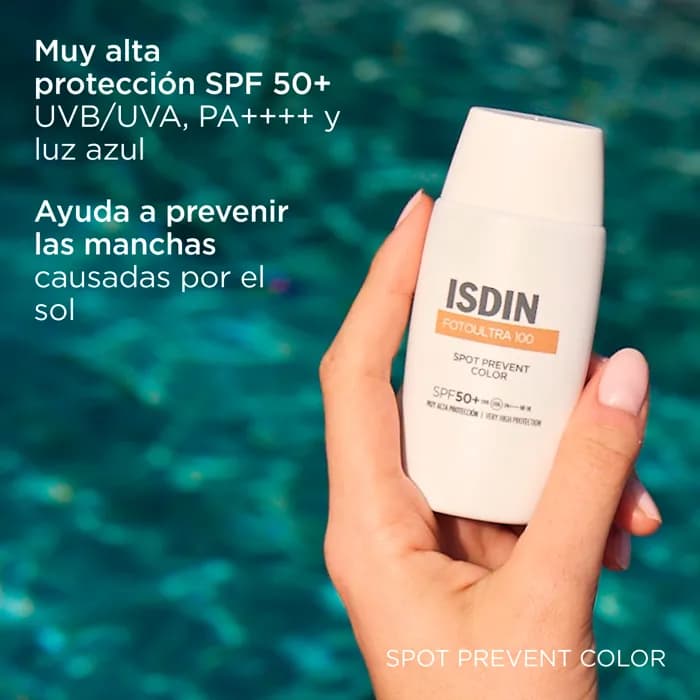 Imagen 2 de Isdin Fotoultra 100 Spot Prevent Color Spf50+ 50 Ml