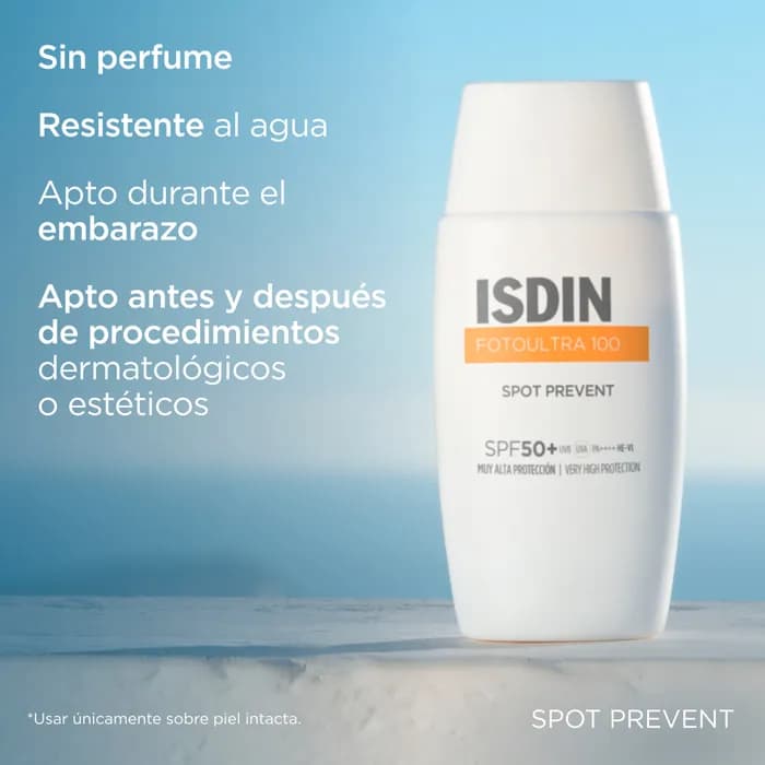 Imagen 2 de Isdin Fotoultra 100 Spot Prevent Spf50+ 50 Ml