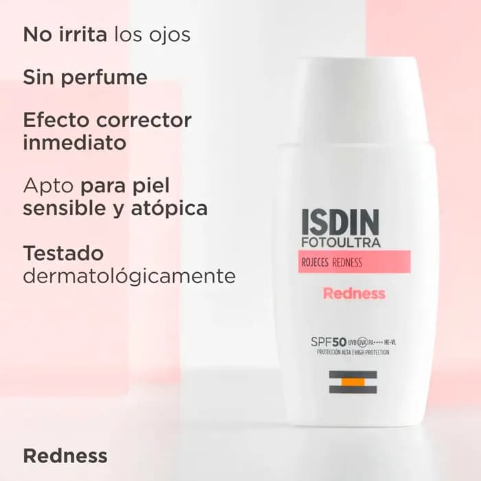 Imagen 3 de Isdin Fotoultra Redness Spf50+ 50 Ml