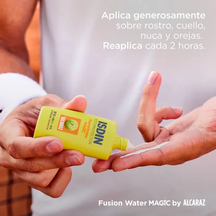 Imagen 4 de Isdin Fusion Water Magic By Alcaraz Spf50 50 Ml